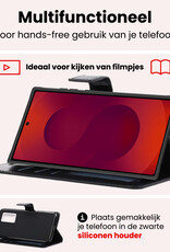 NoXx NoXx Samsung Galaxy S25 Ultra Hoesje Bookcase Met Screenprotector - Zwart