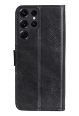 NoXx NoXx Samsung Galaxy S25 Ultra Hoesje Bookcase Met Screenprotector - Zwart