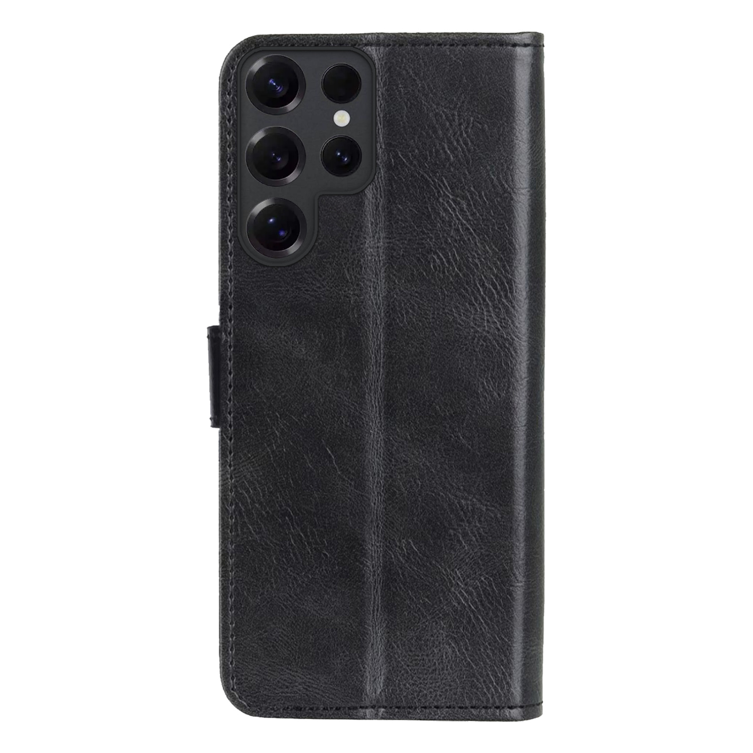 NoXx NoXx Samsung Galaxy S25 Ultra Hoesje Bookcase Met Screenprotector - Zwart