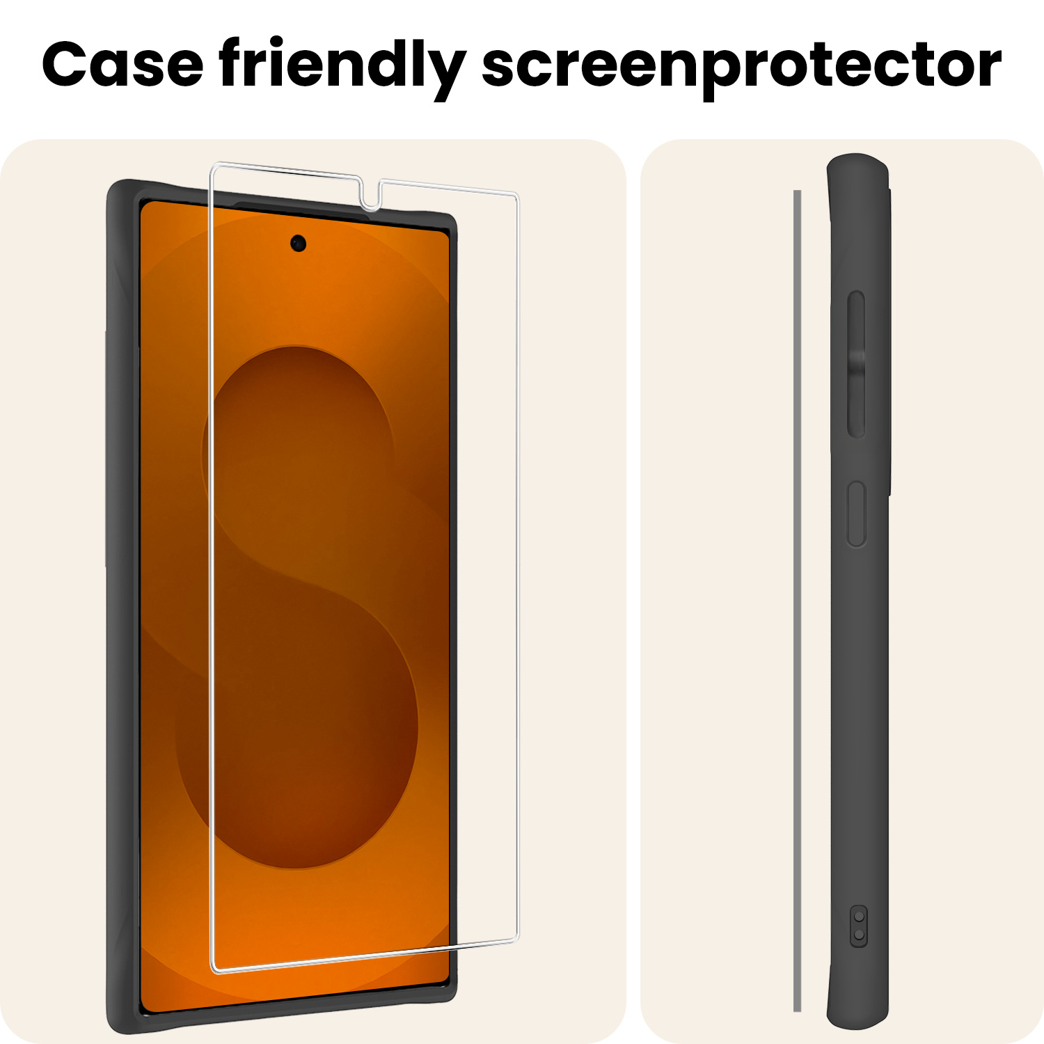Nomfy Nomfy Samsung Galaxy S25 Ultra Screenprotector Glas - 3 PACK