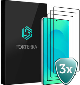 Forterra Forterra Samsung Galaxy S25 Ultra Screenprotector Glas Full Cover - 3 PACK