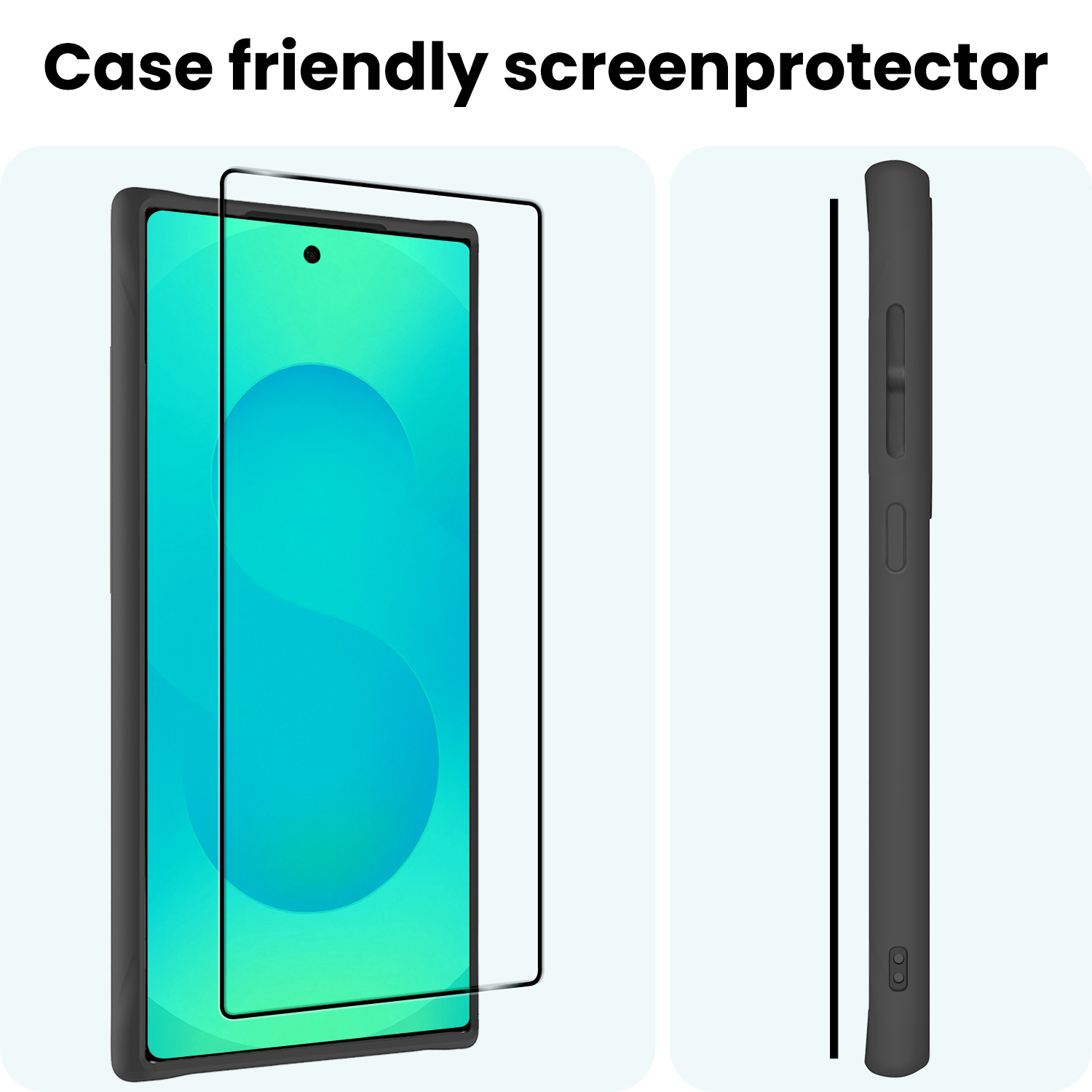 Forterra Forterra Samsung Galaxy S25 Ultra Screenprotector Glas Full Cover - 3 PACK