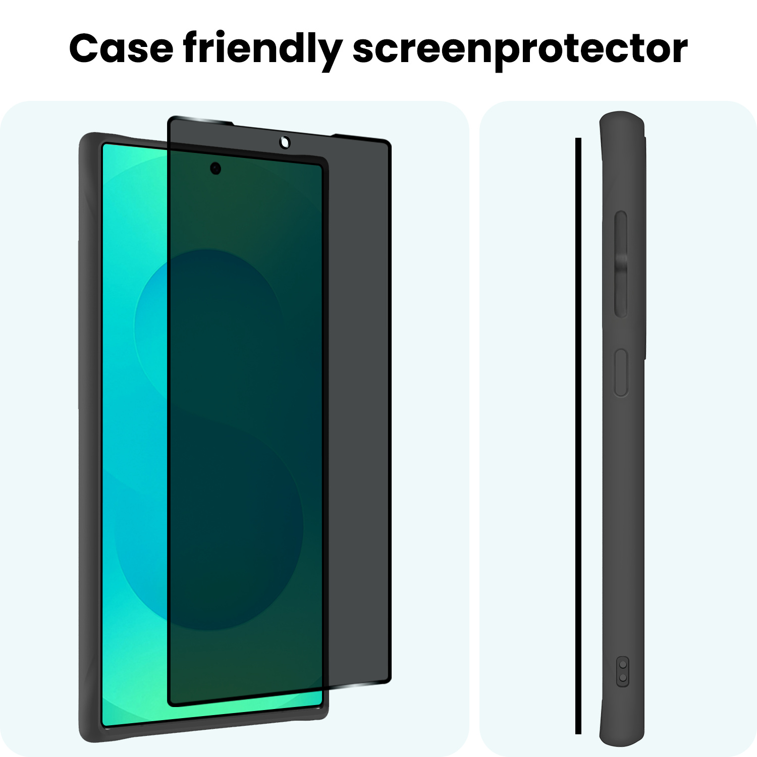 Forterra Forterra Samsung Galaxy S25 Ultra Screenprotector Glas Privacy - 3 PACK