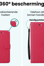Forterra Forterra Samsung Galaxy S25 Ultra Hoesje Bookcase - Donkerroze