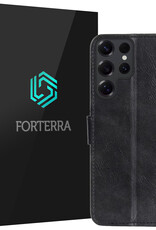 Forterra Forterra Samsung Galaxy S25 Ultra Hoesje Bookcase - Zwart