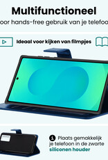 Forterra Forterra Samsung Galaxy S25 Ultra Hoesje Bookcase Met Screenprotector - Donkerblauw