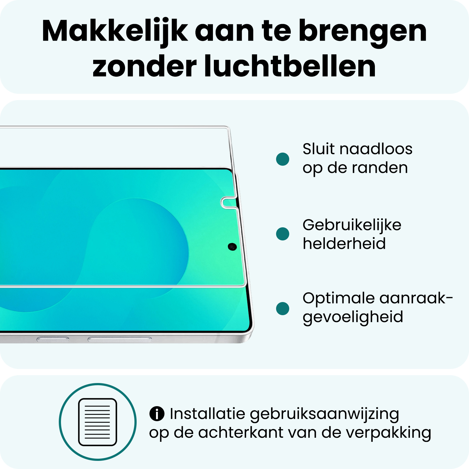 Forterra Forterra Samsung Galaxy S25 Ultra Hoesje Bookcase Met Screenprotector - Paars