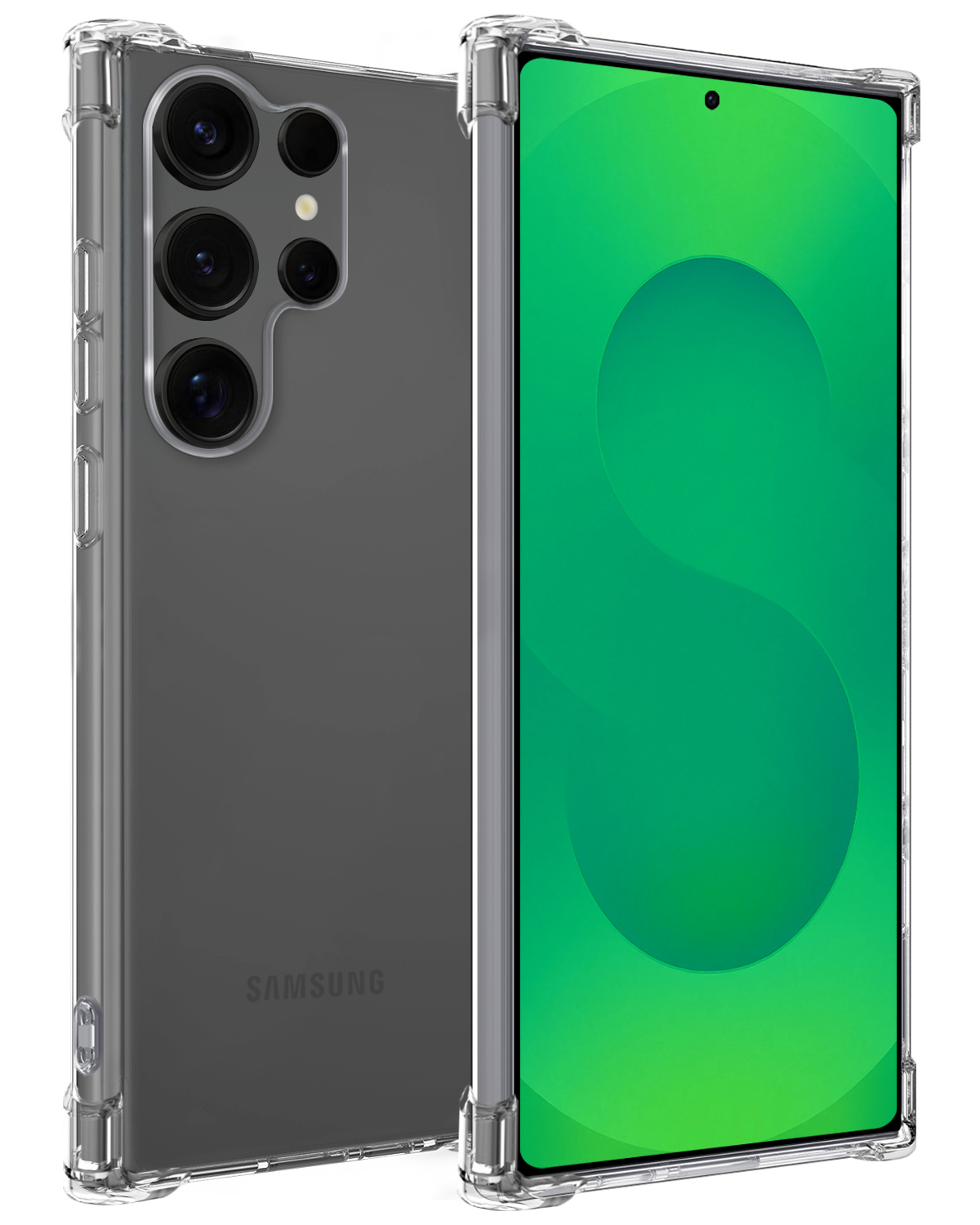 BASEY. BASEY. Samsung Galaxy S25 Ultra Hoesje Shockproof - Transparant