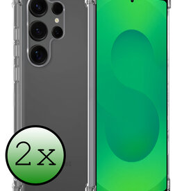 BASEY. BASEY. Samsung Galaxy S25 Ultra Hoesje Shockproof - Transparant - 2 PACK