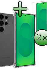 BASEY. BASEY. Samsung Galaxy S25 Ultra Hoesje Shockproof Met 2x Screenprotector