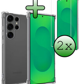 BASEY. BASEY. Samsung Galaxy S25 Ultra Hoesje Shockproof Met 2x Screenprotector