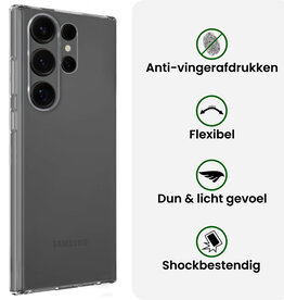 BASEY. BASEY. Samsung Galaxy S25 Ultra Hoesje Siliconen - Transparant