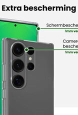 BASEY. BASEY. Samsung Galaxy S25 Ultra Hoesje Siliconen - Transparant