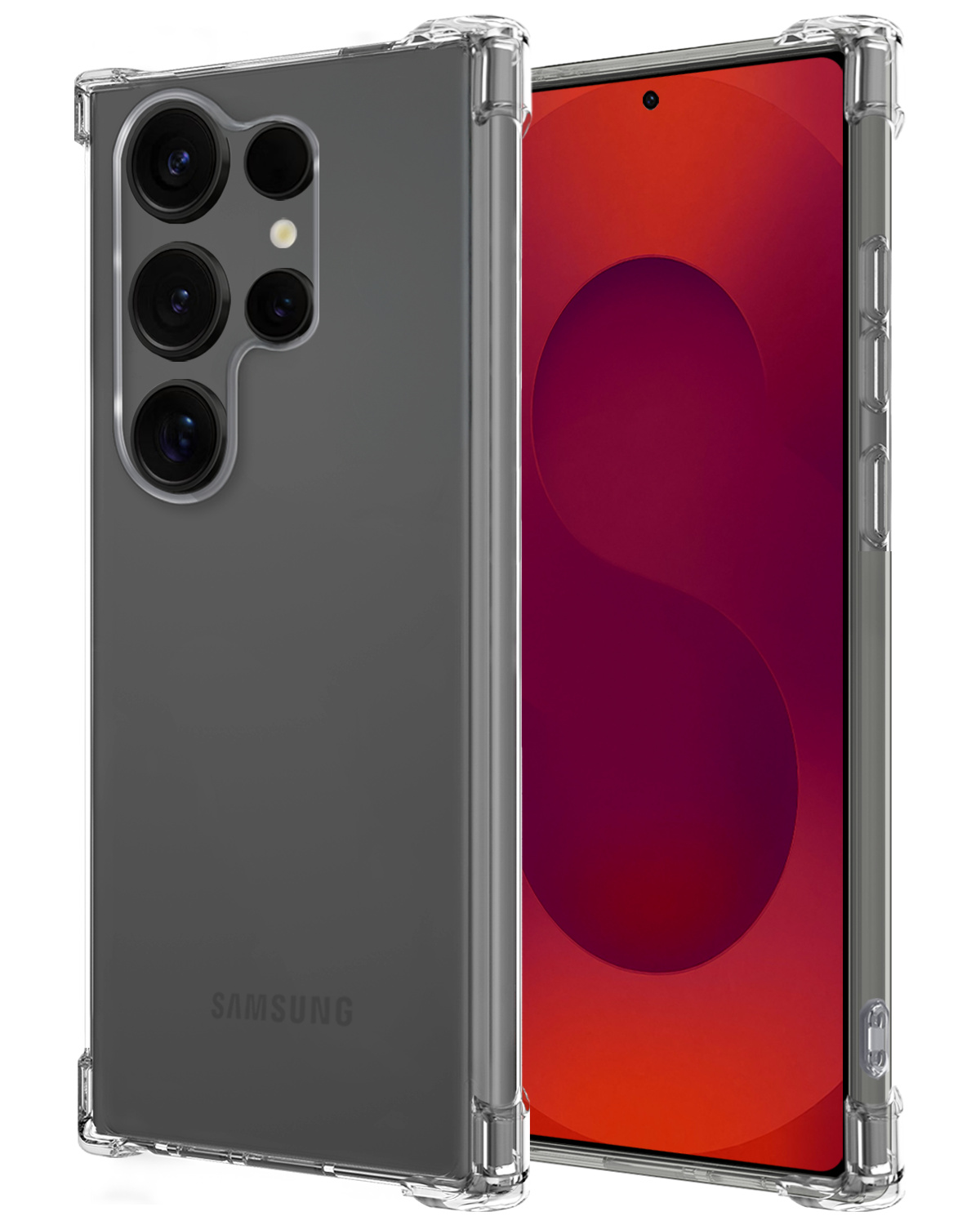 NoXx NoXx Samsung Galaxy S25 Ultra Hoesje Shockproof - Transparant