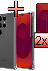 NoXx NoXx Samsung Galaxy S25 Ultra Hoesje Shockproof Met 2x Screenprotector