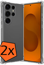 Nomfy Nomfy Samsung Galaxy S25 Ultra Hoesje Shockproof - Transparant - 2 PACK