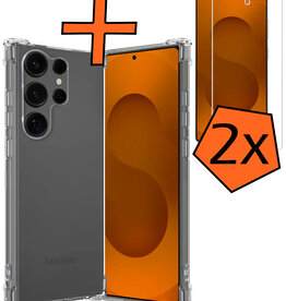 Nomfy Nomfy Samsung Galaxy S25 Ultra Hoesje Shockproof Met 2x Screenprotector