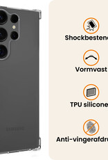 Nomfy Nomfy Samsung Galaxy S25 Ultra Hoesje Shockproof Met 2x Screenprotector