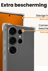 Nomfy Nomfy Samsung Galaxy S25 Ultra Hoesje Shockproof Met 2x Screenprotector