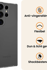 Nomfy Nomfy Samsung Galaxy S25 Ultra Hoesje Siliconen - Transparant