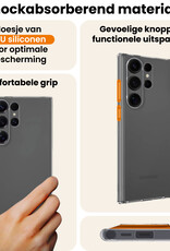 Nomfy Nomfy Samsung Galaxy S25 Ultra Hoesje Siliconen - Transparant