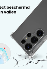 Forterra Forterra Samsung Galaxy S25 Ultra Hoesje Shockproof - Transparant - 2 PACK