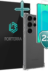 Forterra Forterra Samsung Galaxy S25 Ultra Hoesje Shockproof Met 2x Screenprotector