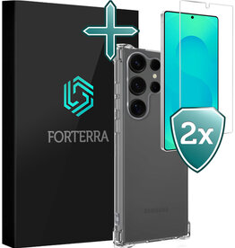 Forterra Forterra Samsung Galaxy S25 Ultra Hoesje Shockproof Met 2x Screenprotector