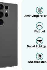 Forterra Forterra Samsung Galaxy S25 Ultra Hoesje Siliconen - Transparant - 2 PACK