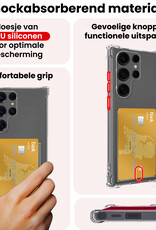 NoXx NoXx Samsung Galaxy S25 Ultra Hoesje Pashouder Met Screenprotector