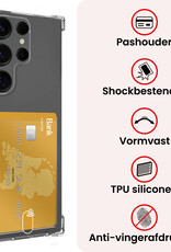 NoXx NoXx Samsung Galaxy S25 Ultra Hoesje Pashouder Met 2x Screenprotector