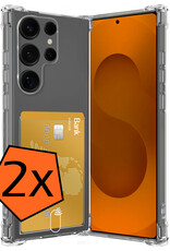 Nomfy Nomfy Samsung Galaxy S25 Ultra Hoesje Pashouder - 2 PACK