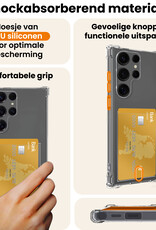 Nomfy Nomfy Samsung Galaxy S25 Ultra Hoesje Pashouder Met Screenprotector