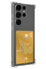 Nomfy Nomfy Samsung Galaxy S25 Ultra Hoesje Pashouder Met 2x Screenprotector