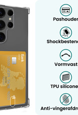 Forterra Forterra Samsung Galaxy S25 Ultra Hoesje Pashouder Met 2x Screenprotector