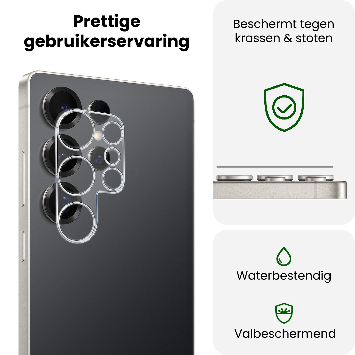 BASEY. BASEY. Samsung Galaxy S25 Ultra Camera Screenprotector - 3 PACK