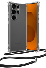 Nomfy Nomfy Samsung Galaxy S25 Ultra Hoesje Transparant Shockproof Met Zwart Koord