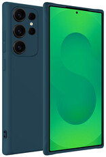 BASEY. BASEY. Samsung Galaxy S25 Ultra Hoesje Siliconen - Donkerblauw