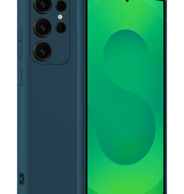 BASEY. BASEY. Samsung Galaxy S25 Ultra Hoesje Siliconen - Donkerblauw