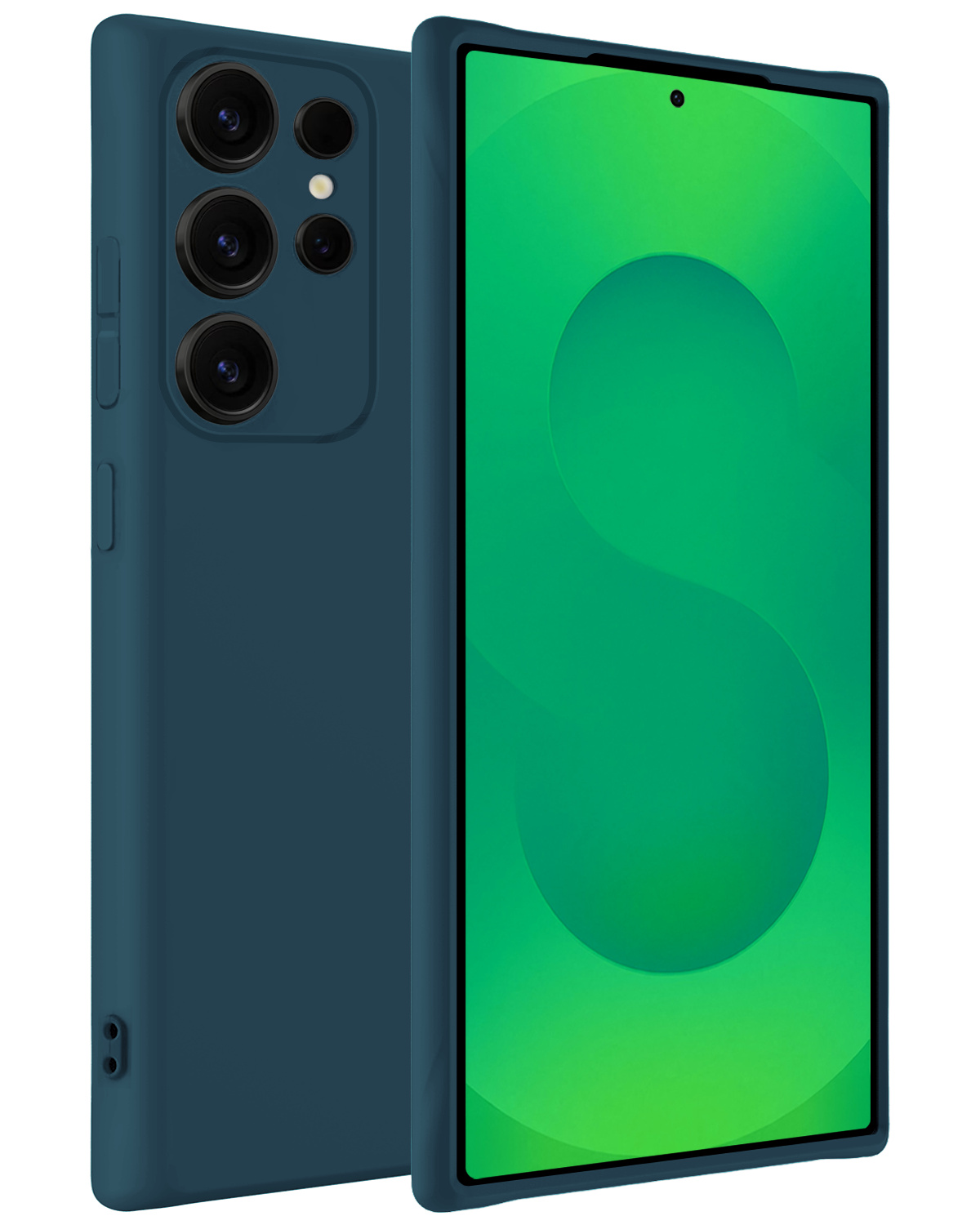 BASEY. BASEY. Samsung Galaxy S25 Ultra Hoesje Siliconen - Donkerblauw