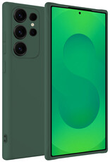 BASEY. BASEY. Samsung Galaxy S25 Ultra Hoesje Siliconen - Donkergroen