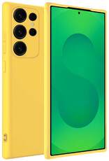 BASEY. BASEY. Samsung Galaxy S25 Ultra Hoesje Siliconen - Geel