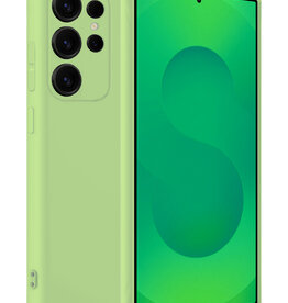 BASEY. BASEY. Samsung Galaxy S25 Ultra Hoesje Siliconen - Groen