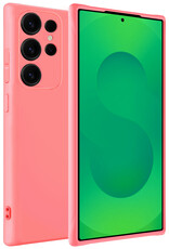 BASEY. BASEY. Samsung Galaxy S25 Ultra Hoesje Siliconen - Lichtroze