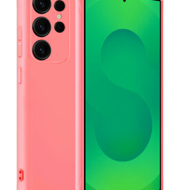 BASEY. BASEY. Samsung Galaxy S25 Ultra Hoesje Siliconen - Lichtroze