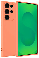 BASEY. BASEY. Samsung Galaxy S25 Ultra Hoesje Siliconen - Perzik