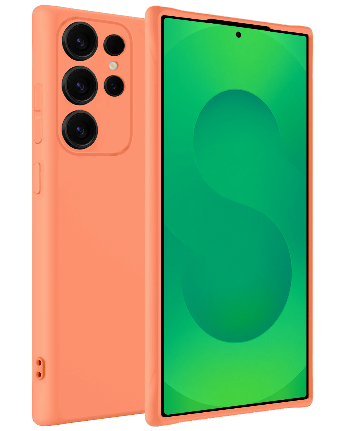 BASEY. BASEY. Samsung Galaxy S25 Ultra Hoesje Siliconen - Perzik