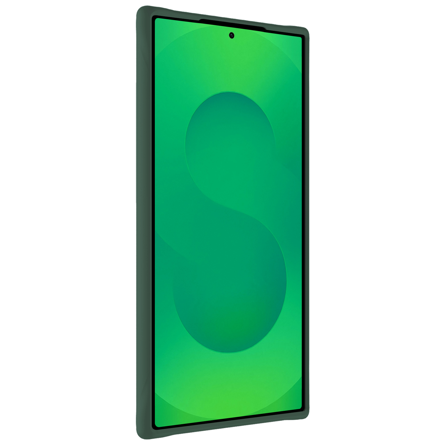 BASEY. BASEY. Samsung Galaxy S25 Ultra Hoesje Siliconen - Donkergroen - 2 PACK