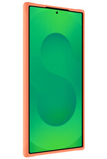 BASEY. BASEY. Samsung Galaxy S25 Ultra Hoesje Siliconen - Perzik - 2 PACK