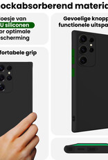 BASEY. BASEY. Samsung Galaxy S25 Ultra Hoesje Siliconen - Zwart - 2 PACK